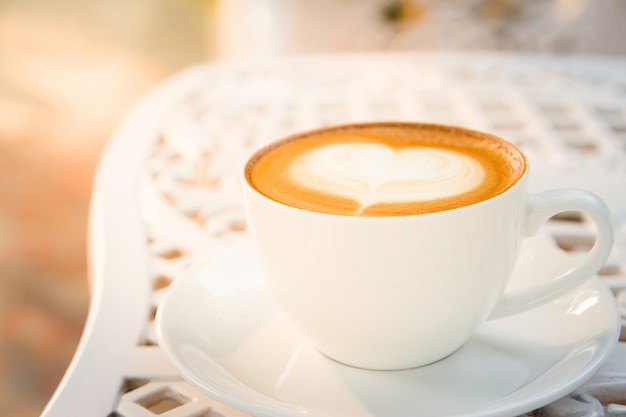 Premium Photo | Coffee cup and latte art