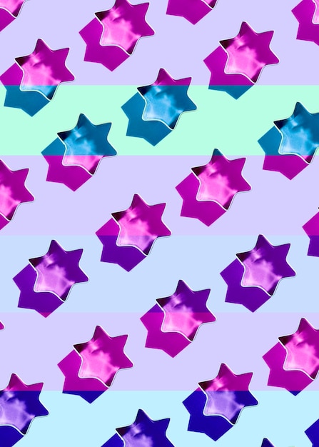 Free Photo | Collection of cookie forms of stars with fillings