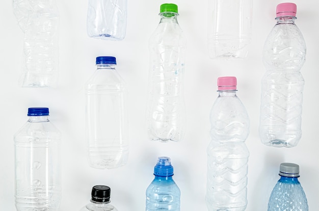 Collection of various plastic bottles Photo | Free Download