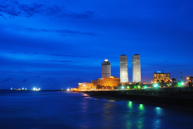 Premium Photo | Colombo skyline just after sunset