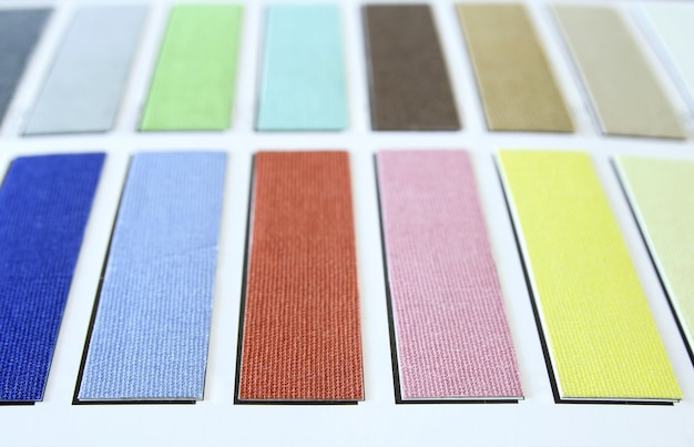 Premium Photo | Color fabric swatch samples