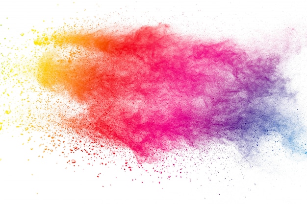 Premium Photo | Colorful background of pastel powder explosion.multi ...