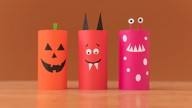 Free Photo | Colorful decorations for halloween pack