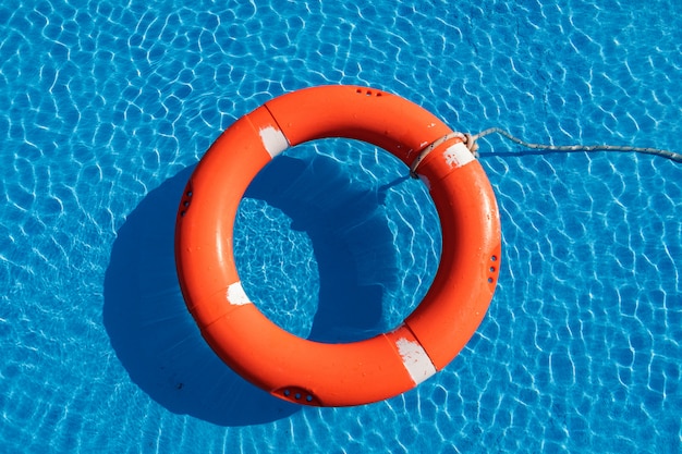 Premium Photo | Colorful floats on a pool