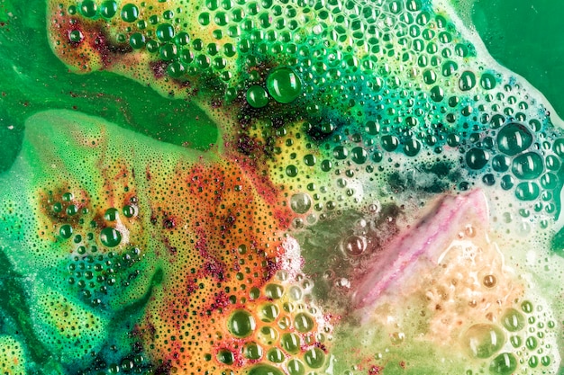 Free Photo | Colorful foam texture