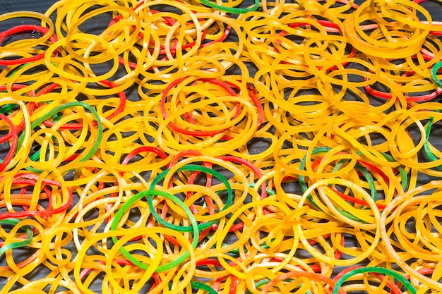 Colorful rubber bands | Premium Photo