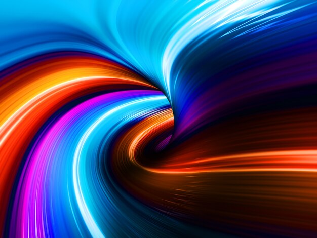 Premium Photo | Colorful swirl tunnel hole abstract background