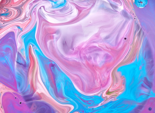 カラフルなアクリルの泡 抽象的なインクデザインテンプレート混合テクスチャ背景 液体色の背景 壁紙パターン オイルポスター デザインテンプレート 流体アート プレミアム写真