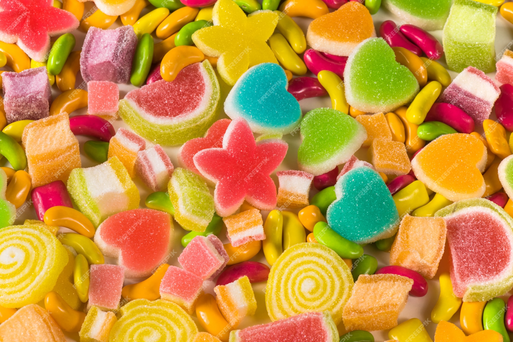 Premium Photo | Colourful sugary candy