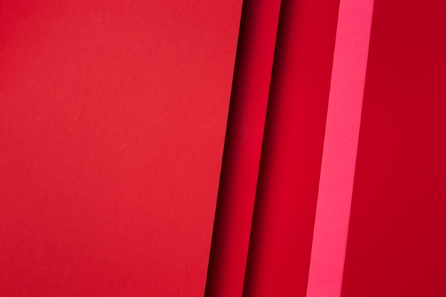 Premium Photo | Composition of red paper sheets