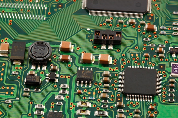 Premium Photo | Computer micro circuit board