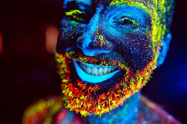 Premium Photo | Concept. a bearded man smiles. portrait of a bearded ...