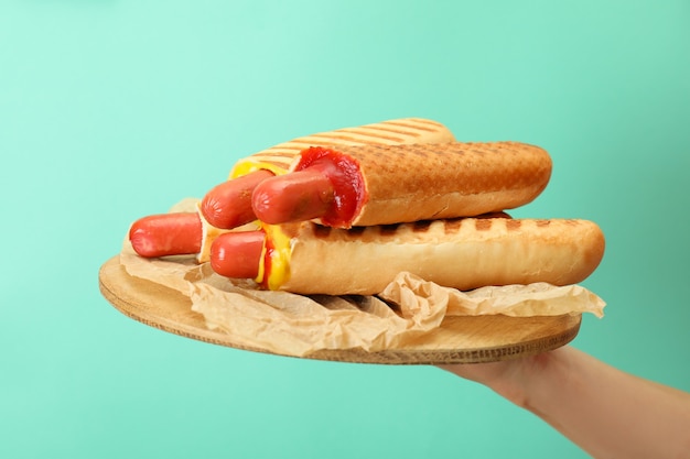 premium-photo-concept-of-tasty-food-with-french-hot-dog