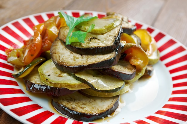 Premium Photo | Confit byaldi - variation on the traditional french ...