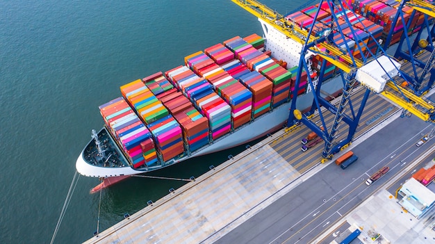 Unloading Shipping Containers