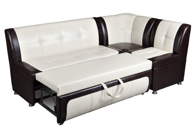 Convertible Corner Sectional Sofa Bed, Leather Convertible Sectional Sofa Bed