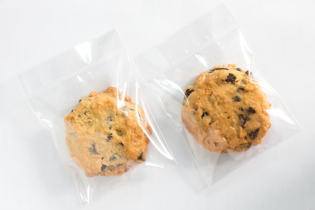 Premium Photo Cookie In Plastic Wrap Packaging