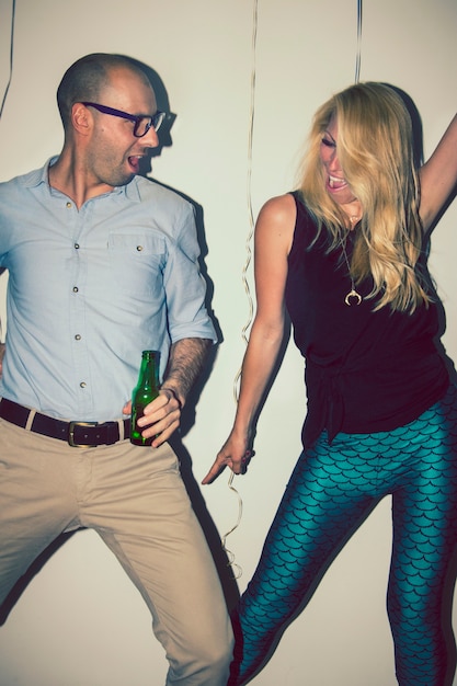 Free Photo | Cool friends dancing at the party