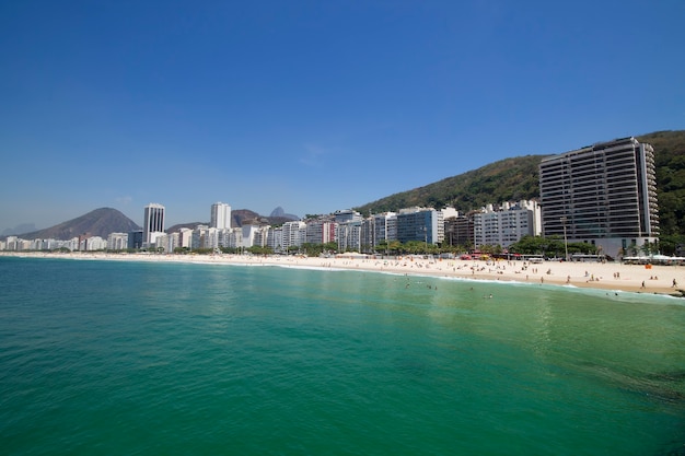 Premium Photo Copacabana Beach In Summer Day In Rio De Janeiro Brazil