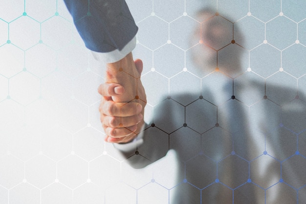 Corporate business handshake between partners Free Photo