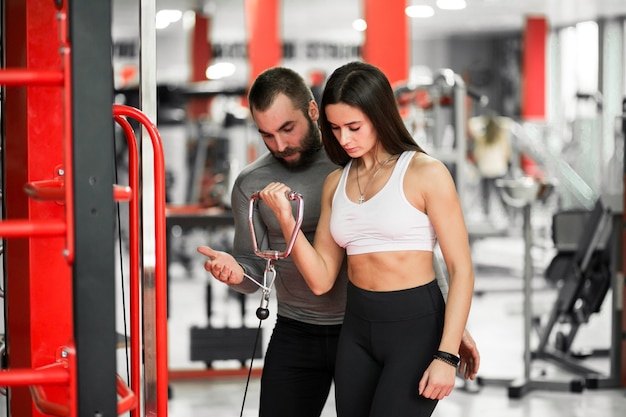 Couple at gym Free Photo Couple at gym Free Photo