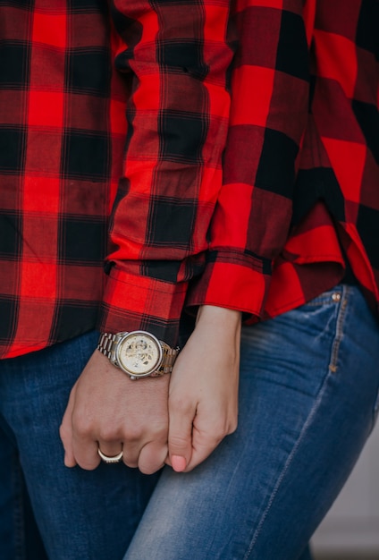 Premium Photo | Couple In Love Holding Hands Close Up. Lifestyle ...