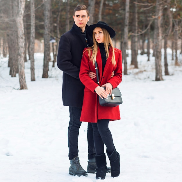 couple winter clothes