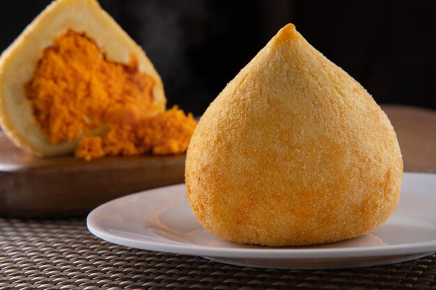 Premium Photo Coxinha Traditional Snack Of Brazilian Cuisine Stuffed