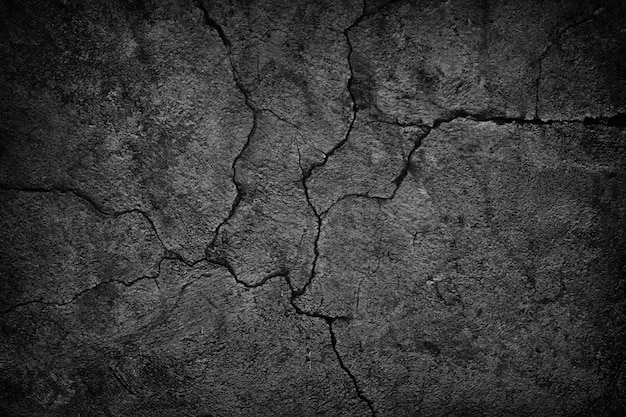 Cracked concrete wall covered with gray cement texture as background ...