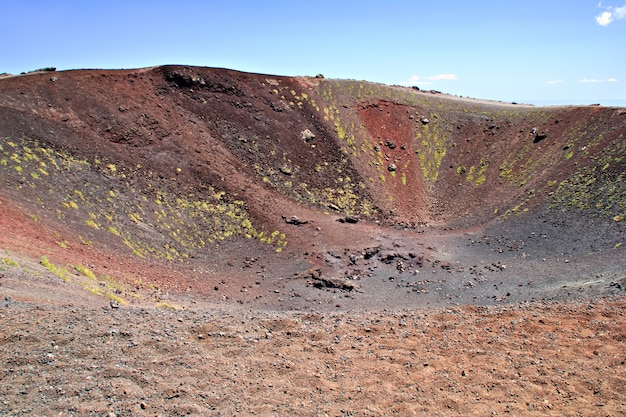 Premium Photo | Craters silvestri of the etna in sicily, italy