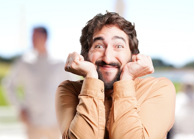 Crazy man.funny expression Photo | Free Download