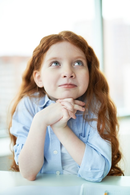 Girl Thinking Image