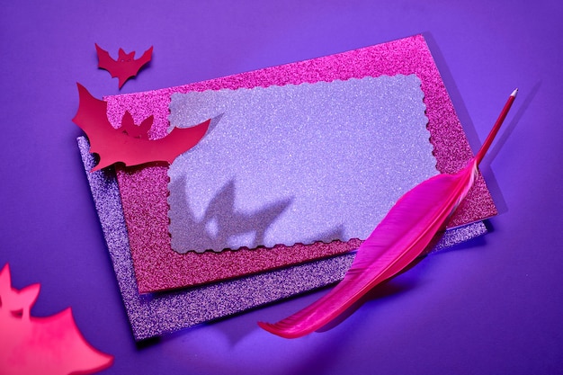 purple copy paper