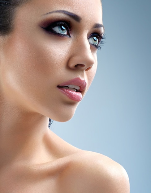 Premium Photo Cropped Close Up Of Beautiful Young Woman