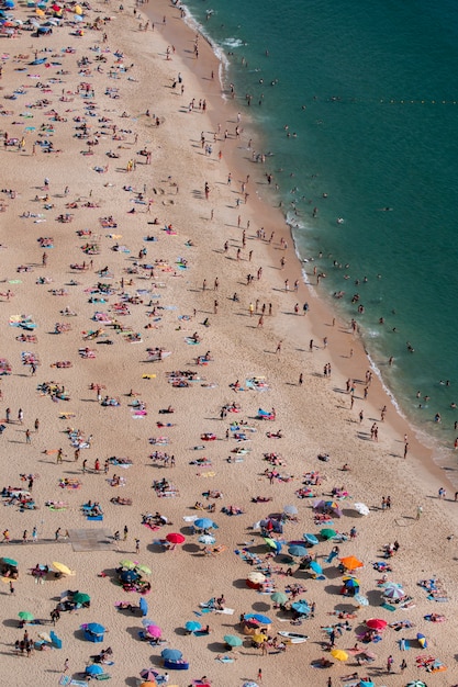Premium Photo | Crowded beach