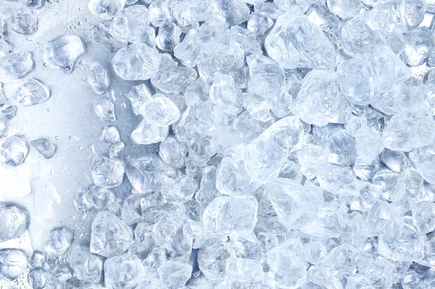 砕いた氷のテクスチャ プレミアム写真