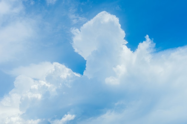 Premium Photo | Cumulus clouds on a sunny day against a blue sky