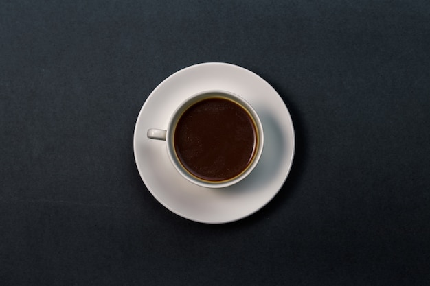 Cup of coffee view from above Photo | Free Download