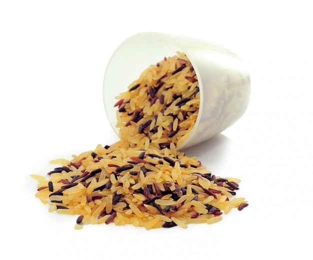 Premium Photo Cup Of Uncooked Brown Rice premium-photo-cup-of-uncooked-brown-rice