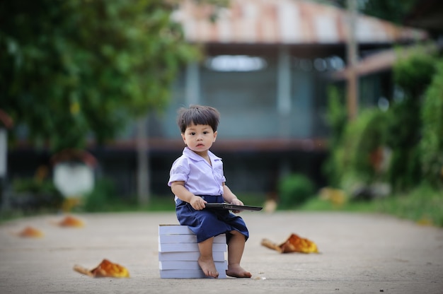 cute baby and boy