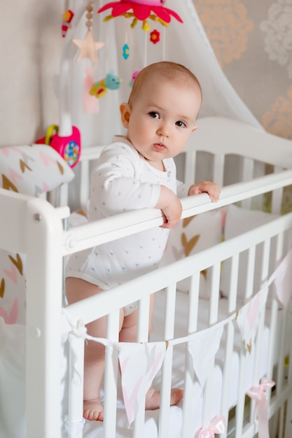 bassinet that sits on bed