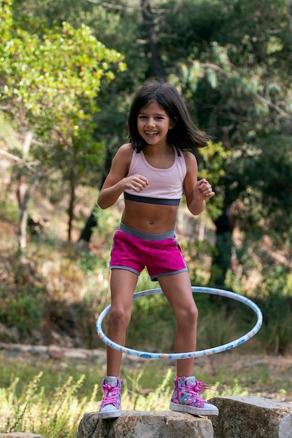 hoop girl