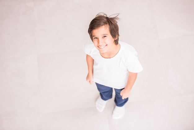 Premium Photo Cute Kids Posing From Above Angle On Ground