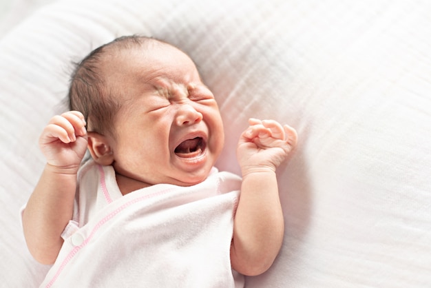 little baby crying