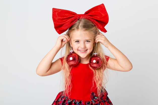 christmas red dress for girl