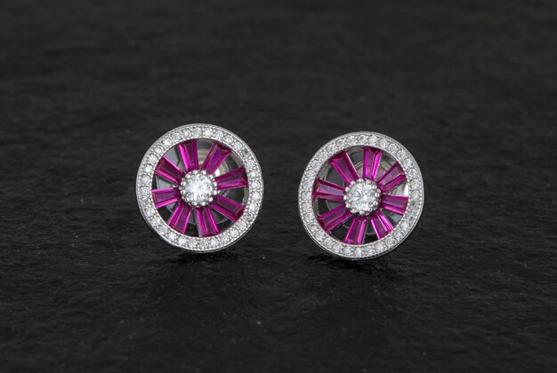 Premium Photo | Daimond earring