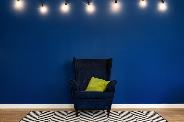 dark blue living room chairs