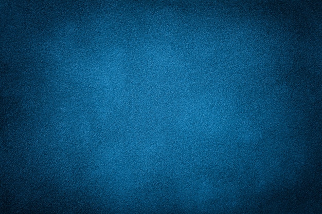 Dark blue matte background of suede fabric | Premium Photo