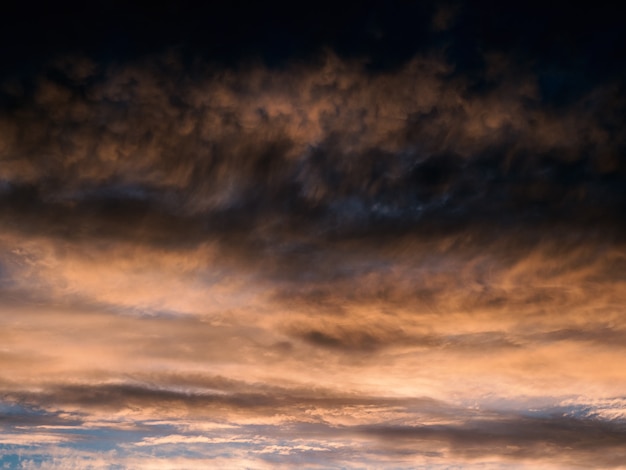 Premium Photo Dark Gradient Of The Evening Sky Colorful Cloudy Sky At Sunset