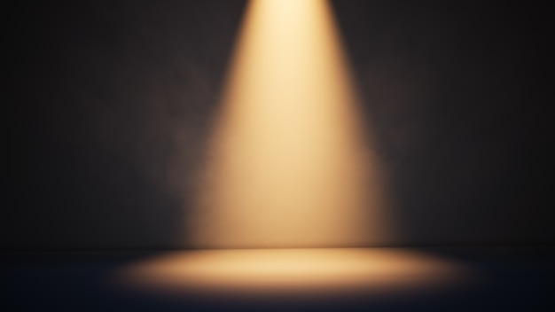 Premium Photo | Dark stage with a spotlight